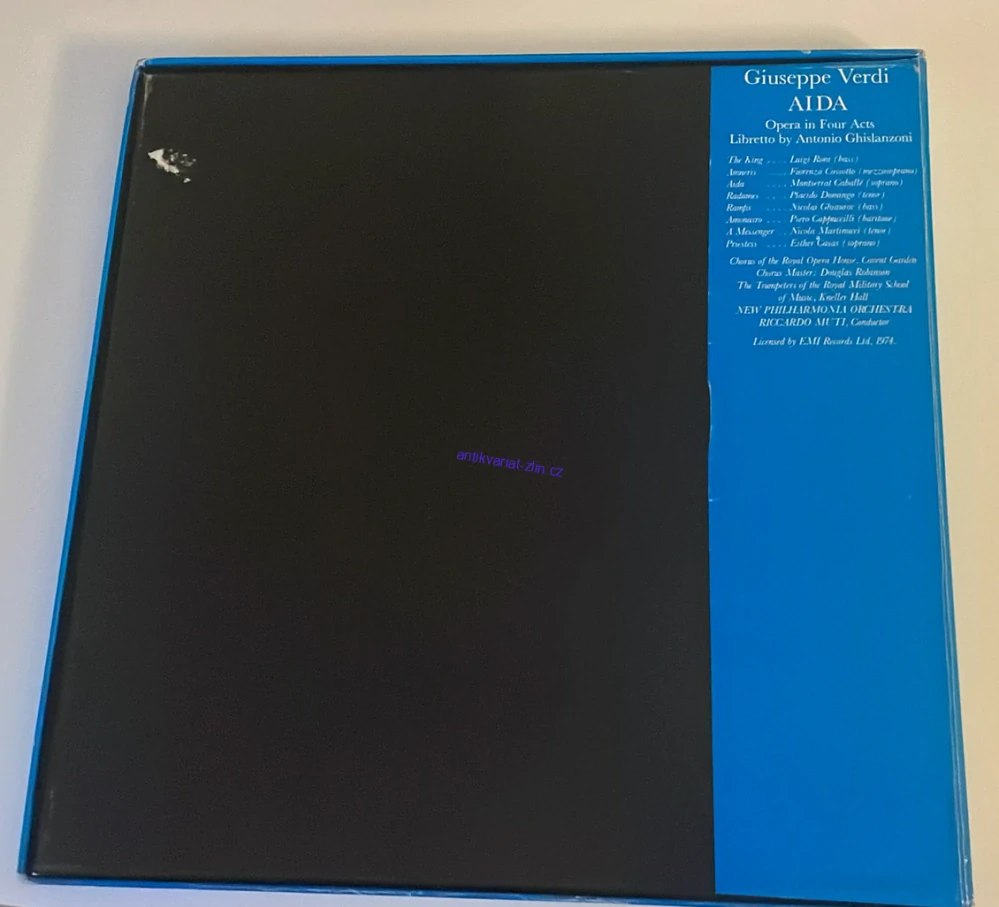 3 LP GIUSEPPE VERDI : AIDA