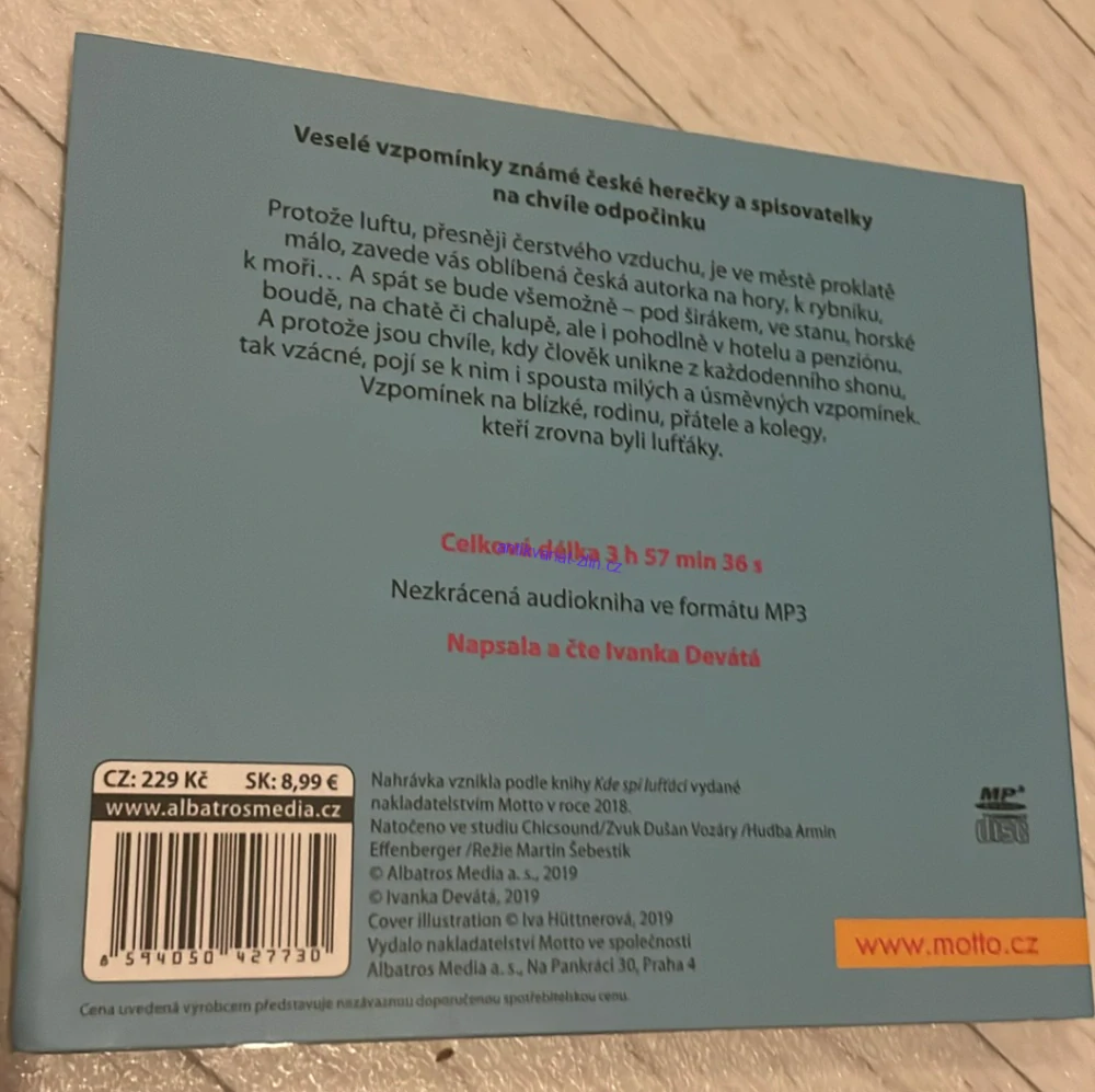 AUDIOKNIHA IVANKA DEVÁTÁ : KDE SPÍ LUFŤÁCI