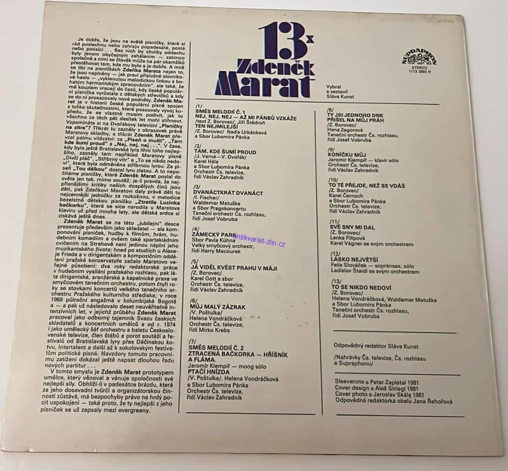 LP 13 X ZDENĚK MARAT