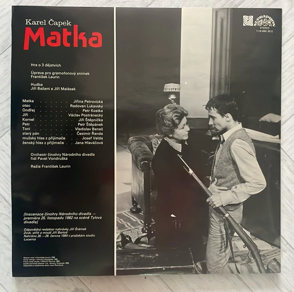 3 LP KAREL ČAPEK :  MATKA