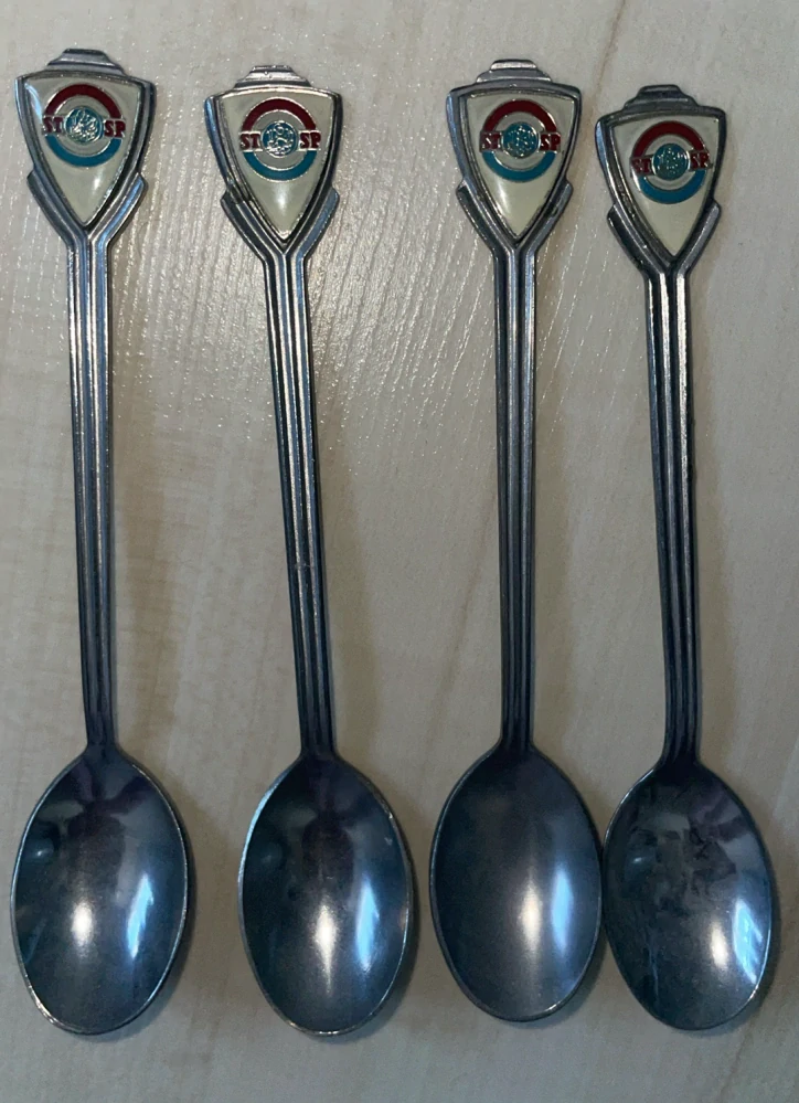 REKLAMNÍ KÁVOVÁ LŽÍCE : SPOŘITELNA