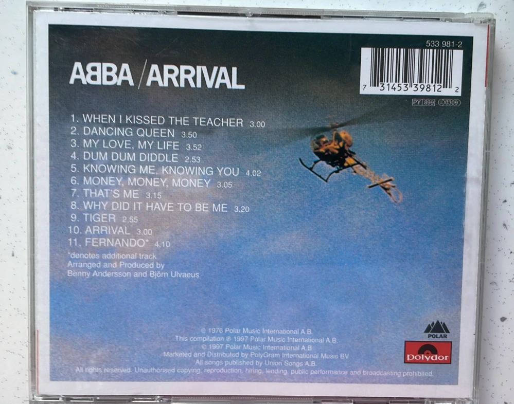 CD ABBA : ARRIVAL