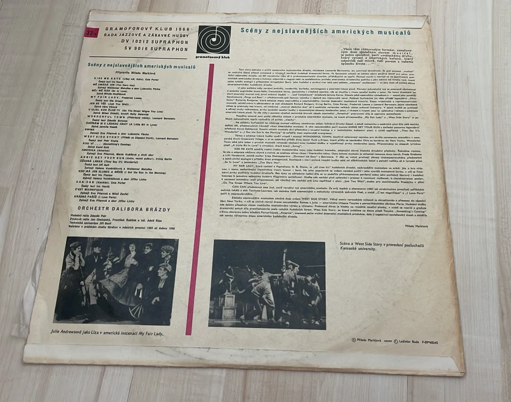 LP Scény z nejslavnějších amerických muzicalů