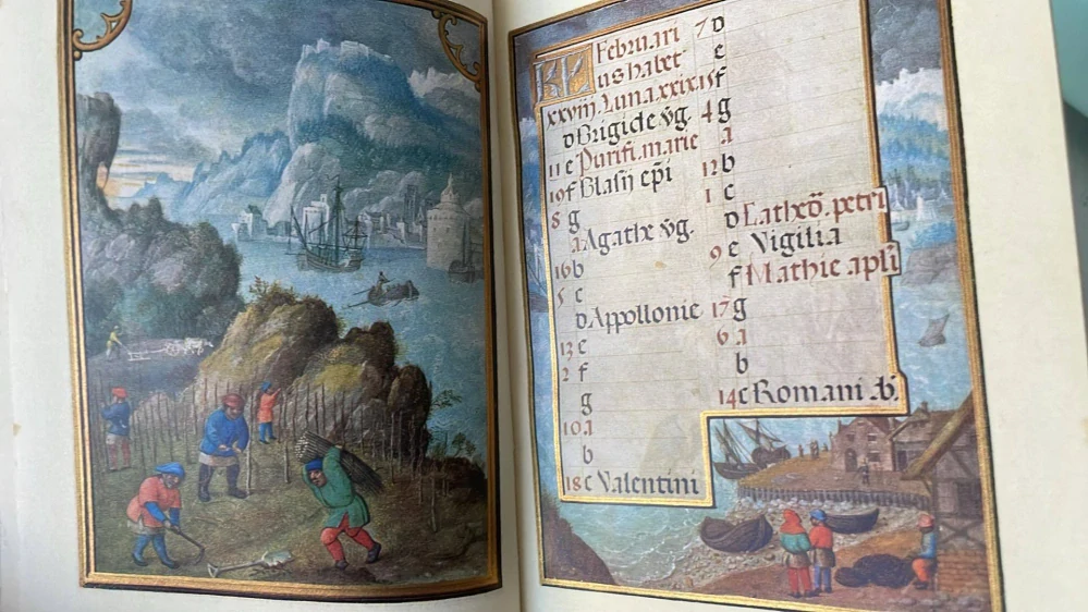 Flämilcher Kalender des XVI. Jahrhunderts