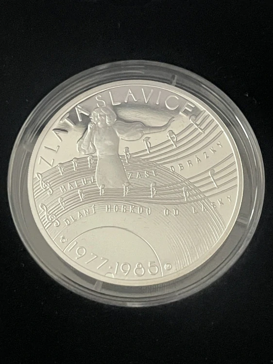 Stříbrná medaile Hana Zagorová proof