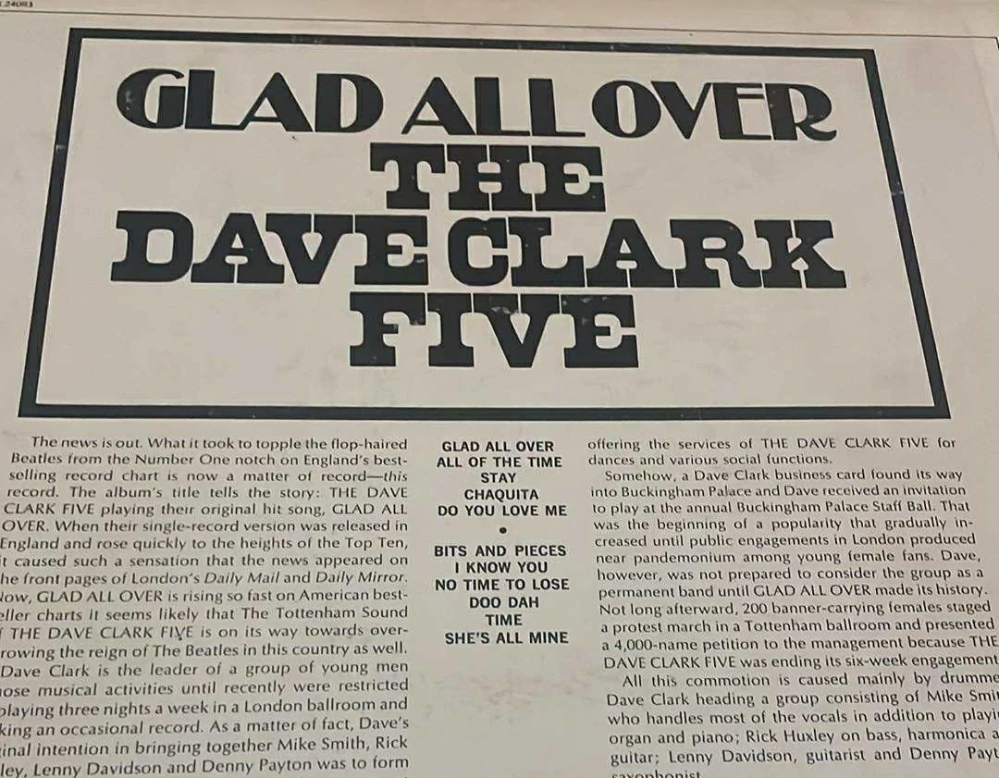 LP THE DAVE CLARK FIVE