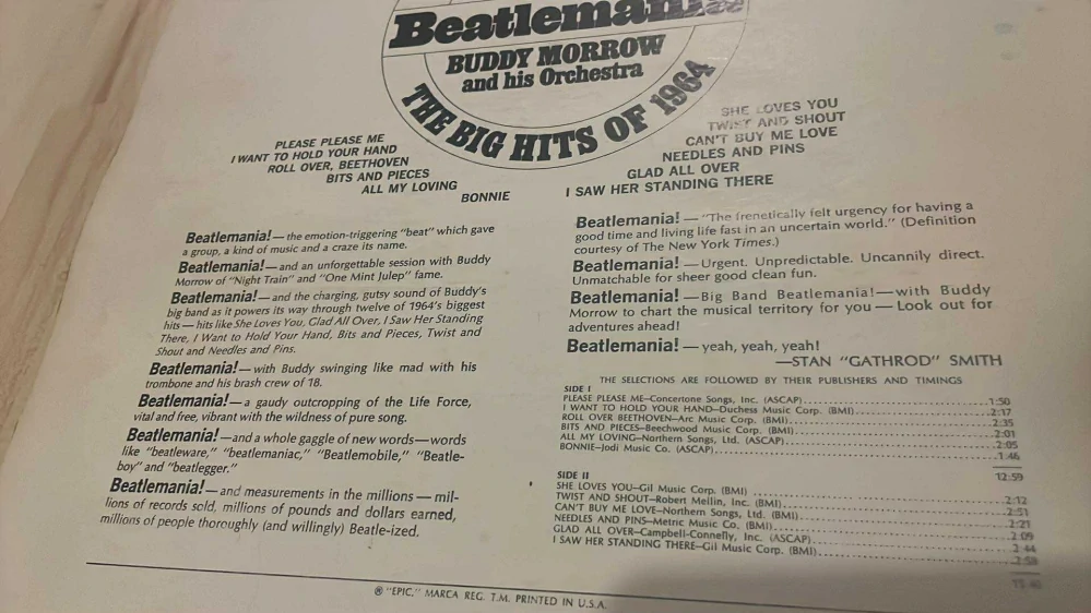 LP BIG BAND : THE BIG HITS OF 1964