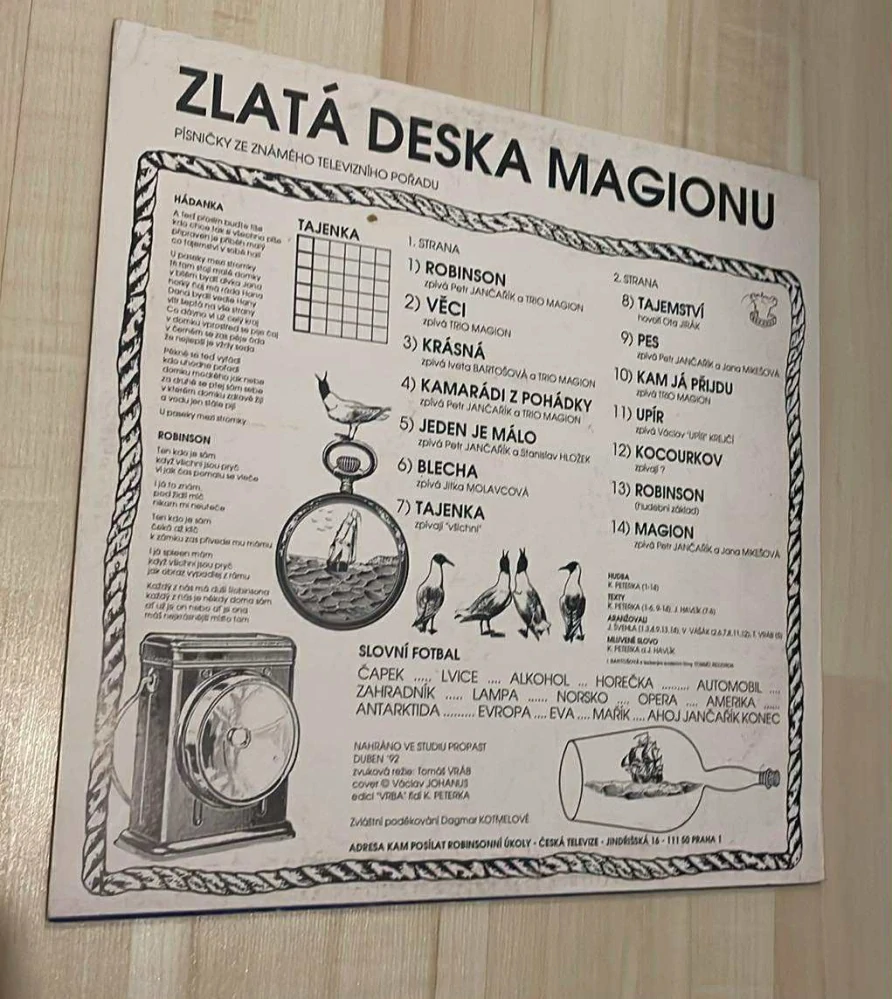 LP ZLATÁ DESKA MAGIONU