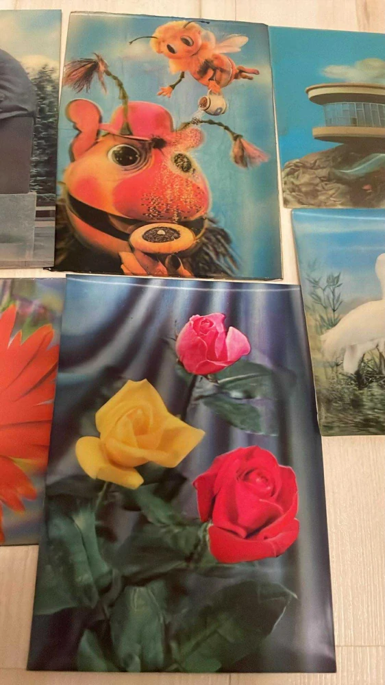 STARÉ 3 D POHLEDNICE