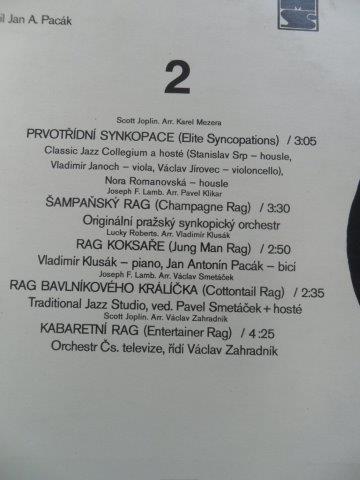 LP DESKA - RAGTIME