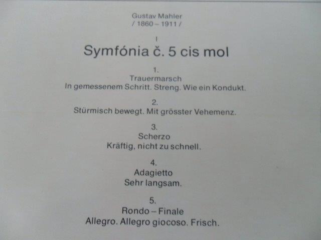 2 LP DESKY - GUSTAV MAHLER