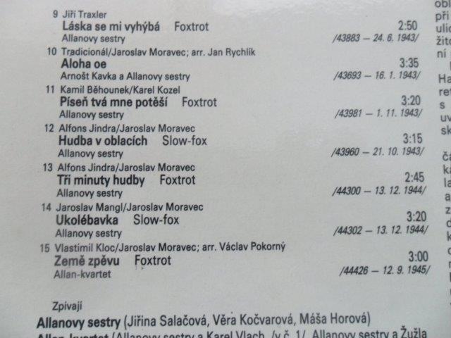 LP ALLANOVY SESTRY - MY TŘI