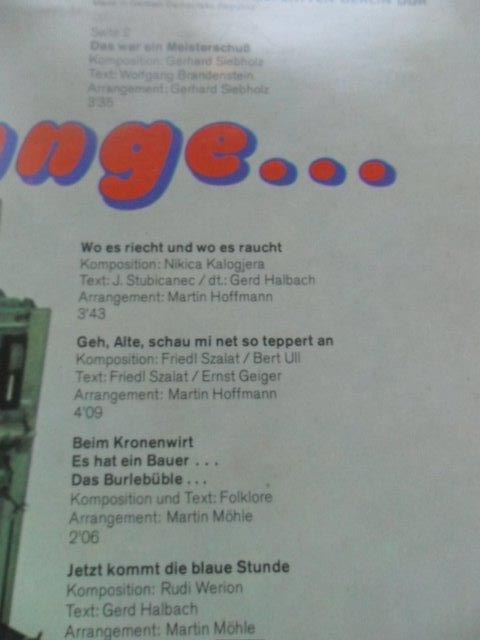 LP DESKY / KEINE BANGE...