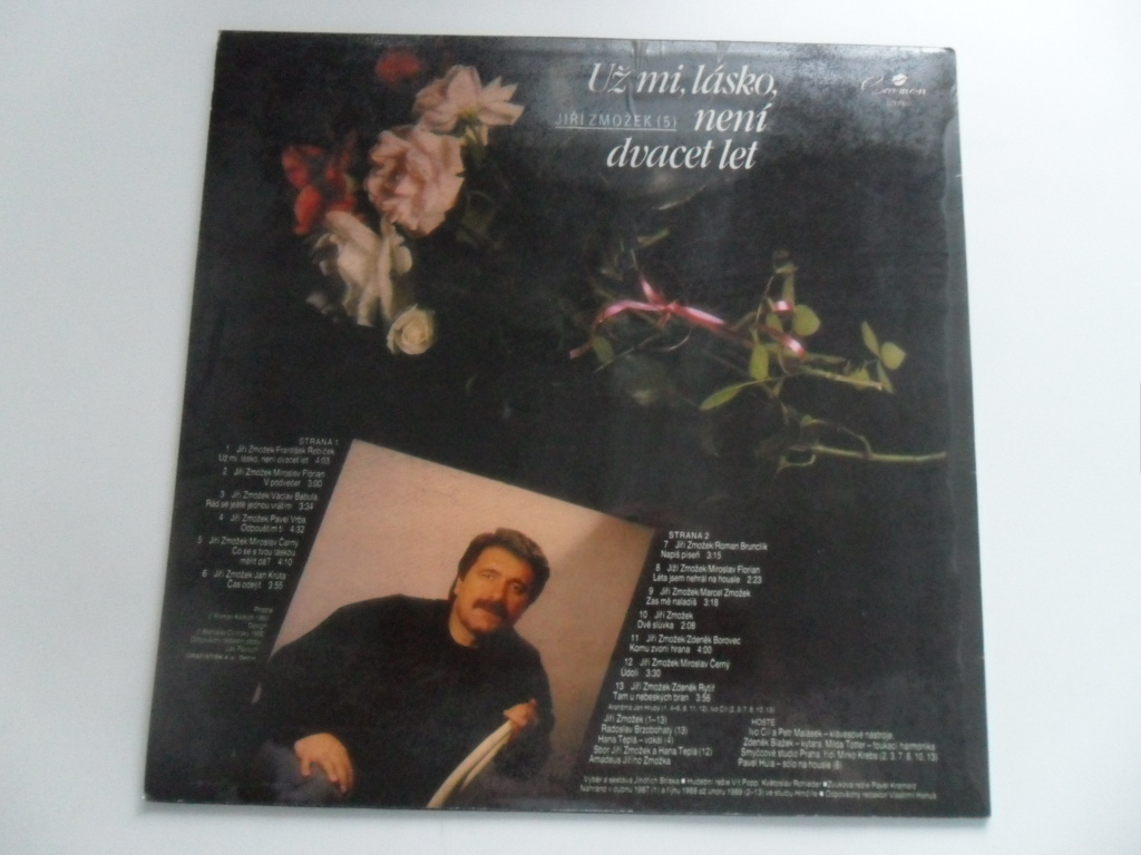 LP - JIŘÍ ZMOŽEK UŽ MI, LÁSKO NENÍ DVACET LET