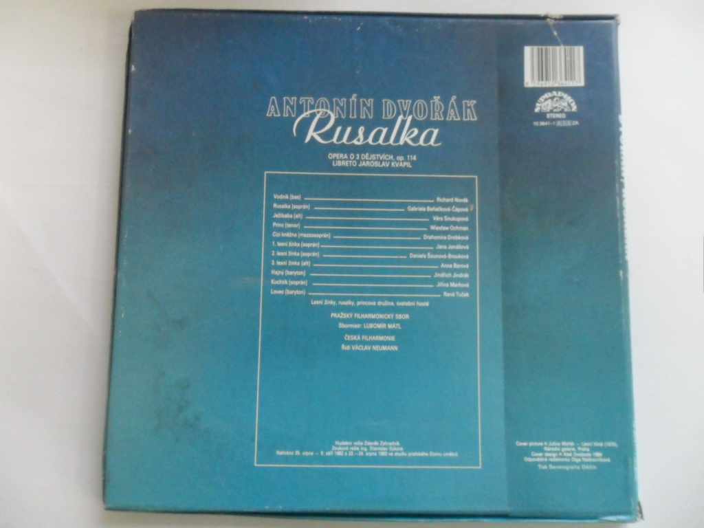 3 LP - ANTONÍN DVOŘÁK / RUSALKA