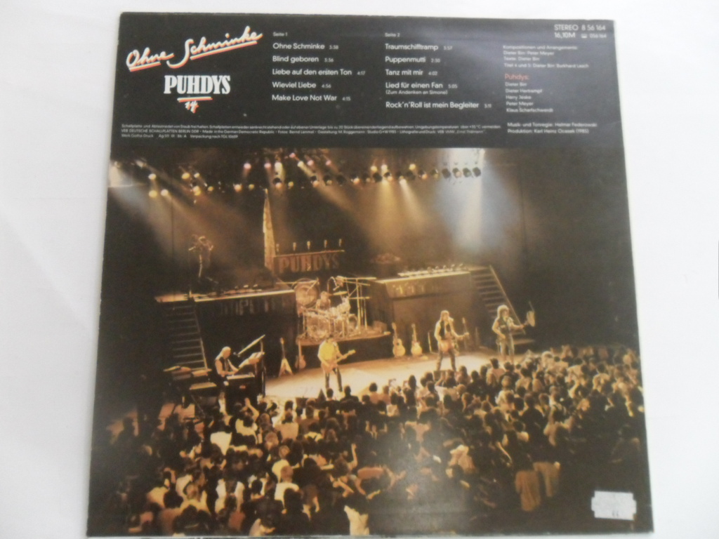 LP PUHDYS 14 (OHNE SCHMINKE)
