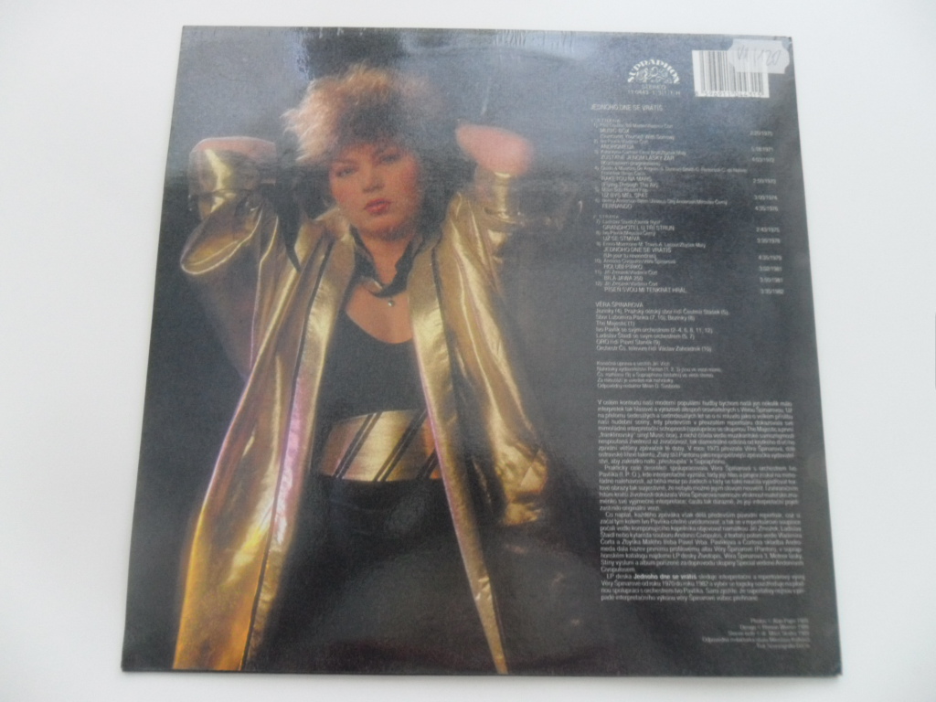 LP DESKA - VĚRA ŠPINAROVÁ (JEDNOHO DNE SE VRÁTÍŠ)