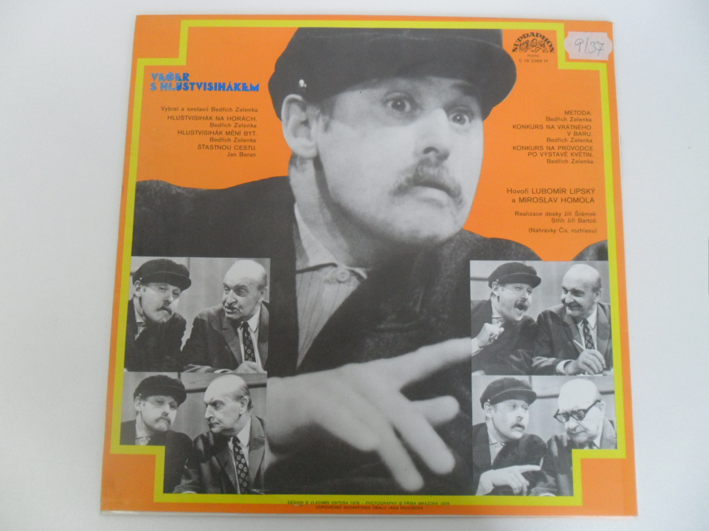 LP DESKA - VEČER S HLUSTVISIHÁKEM (LUBOMÍR LIPSKÝ/MIROSLAV HOMOLA)