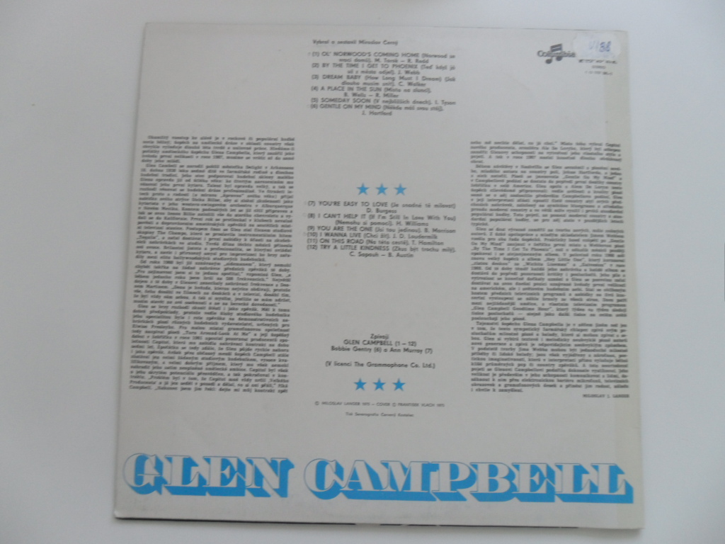 LP DESKA - GLEN CAMPBELL