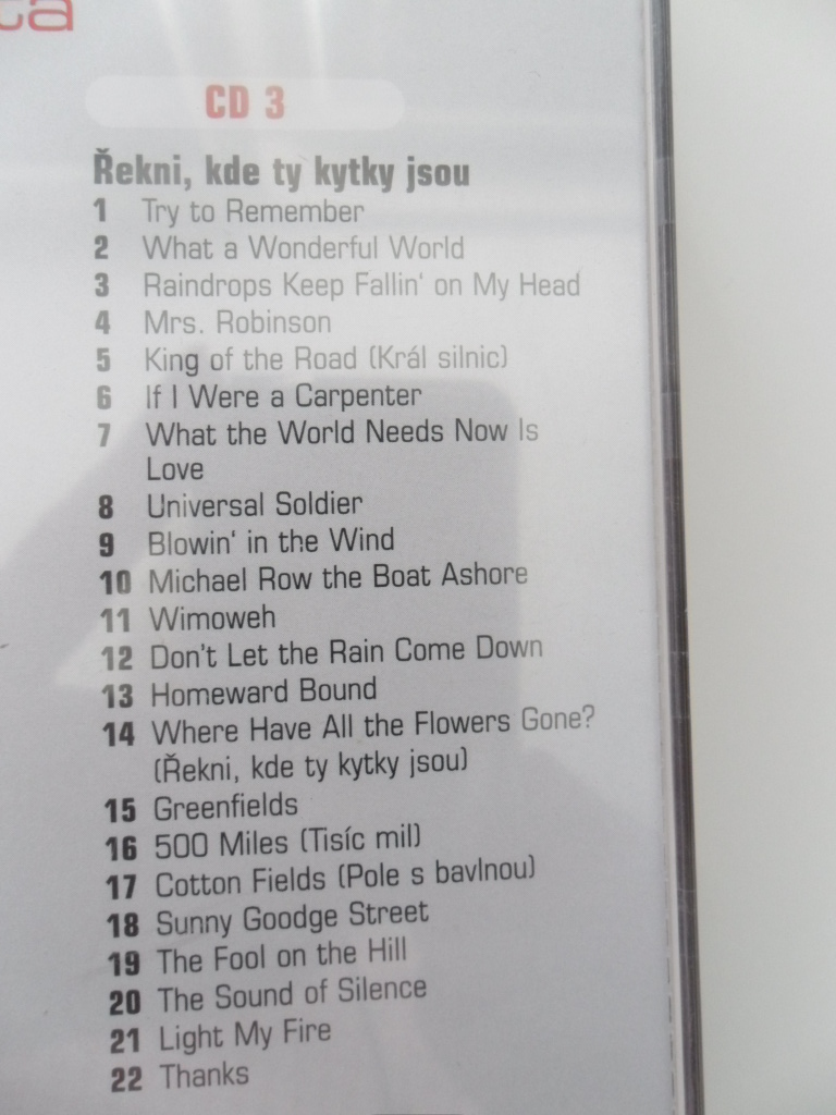 3 CD - ŠEDESÁTÁ LÉTA ( ANGLICKY)