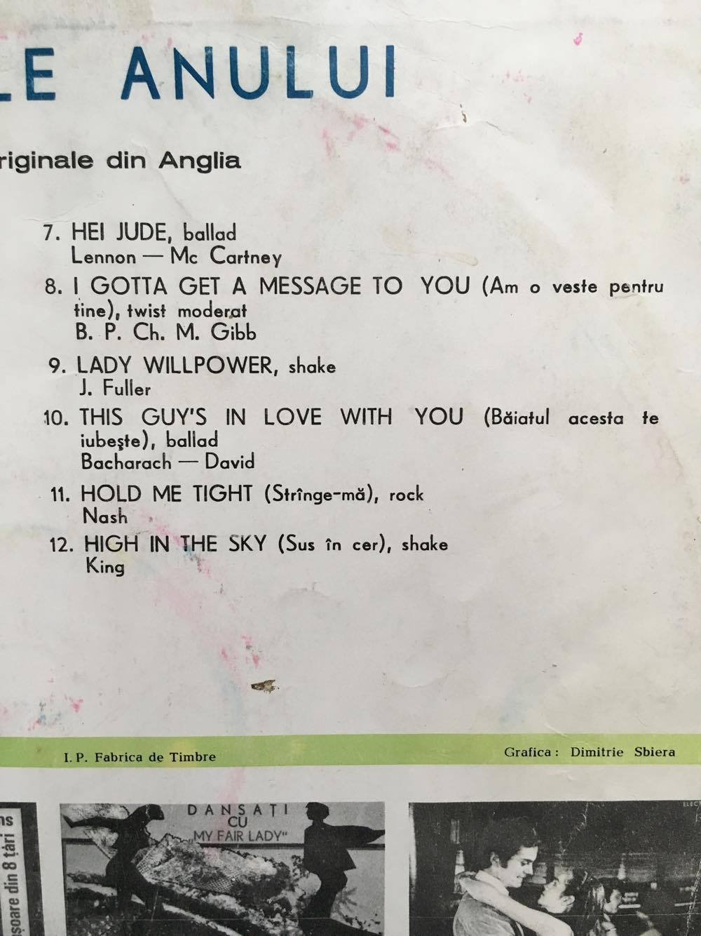 LP DESKA -- ŞLAGĂRELE ANULUI