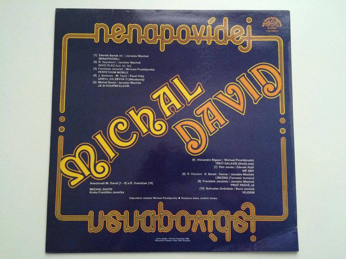 LP MICHAL DAVID : NENAPOVÍDEJ