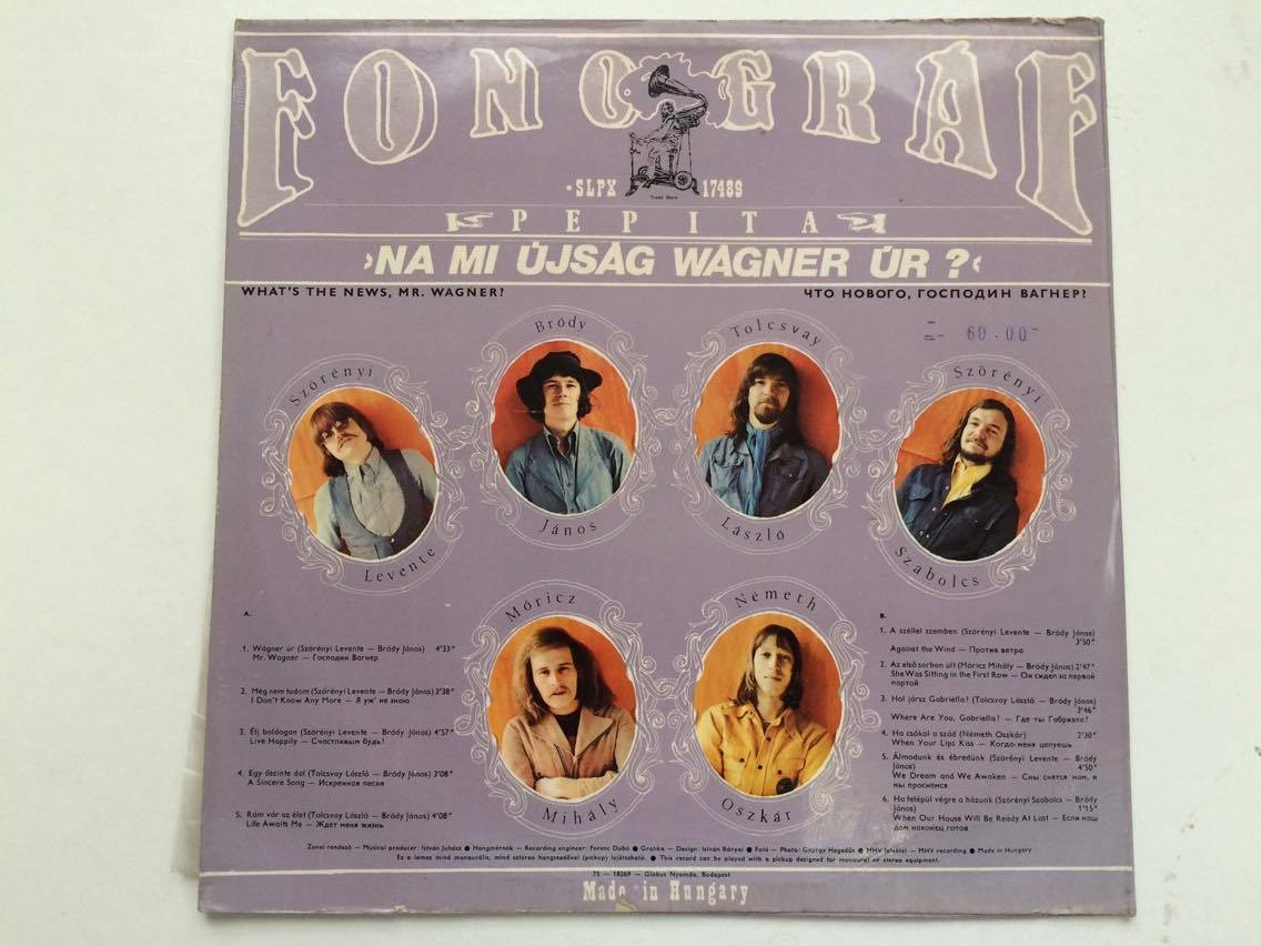 LP FONOGRAF : NA MI ÚJSÁG WÁGNER ÚR