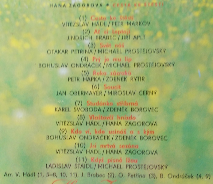 LP HANA ZAGOROVÁ - CESTA KE ŠTĚSTÍ