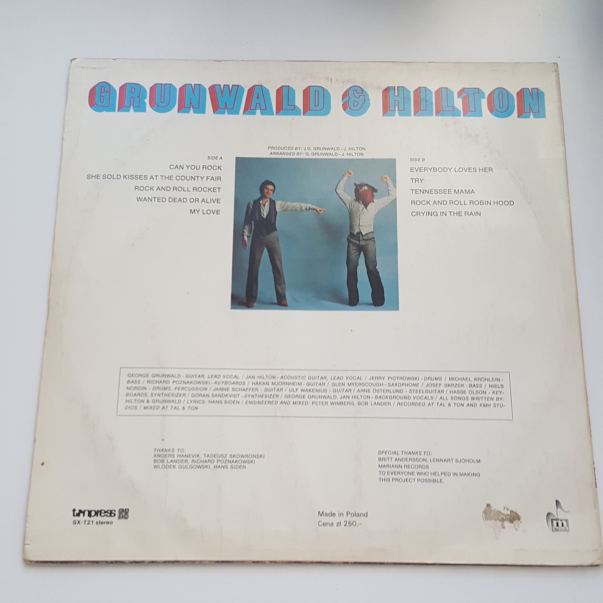 LP GRUNWALD & HILTON - TRY