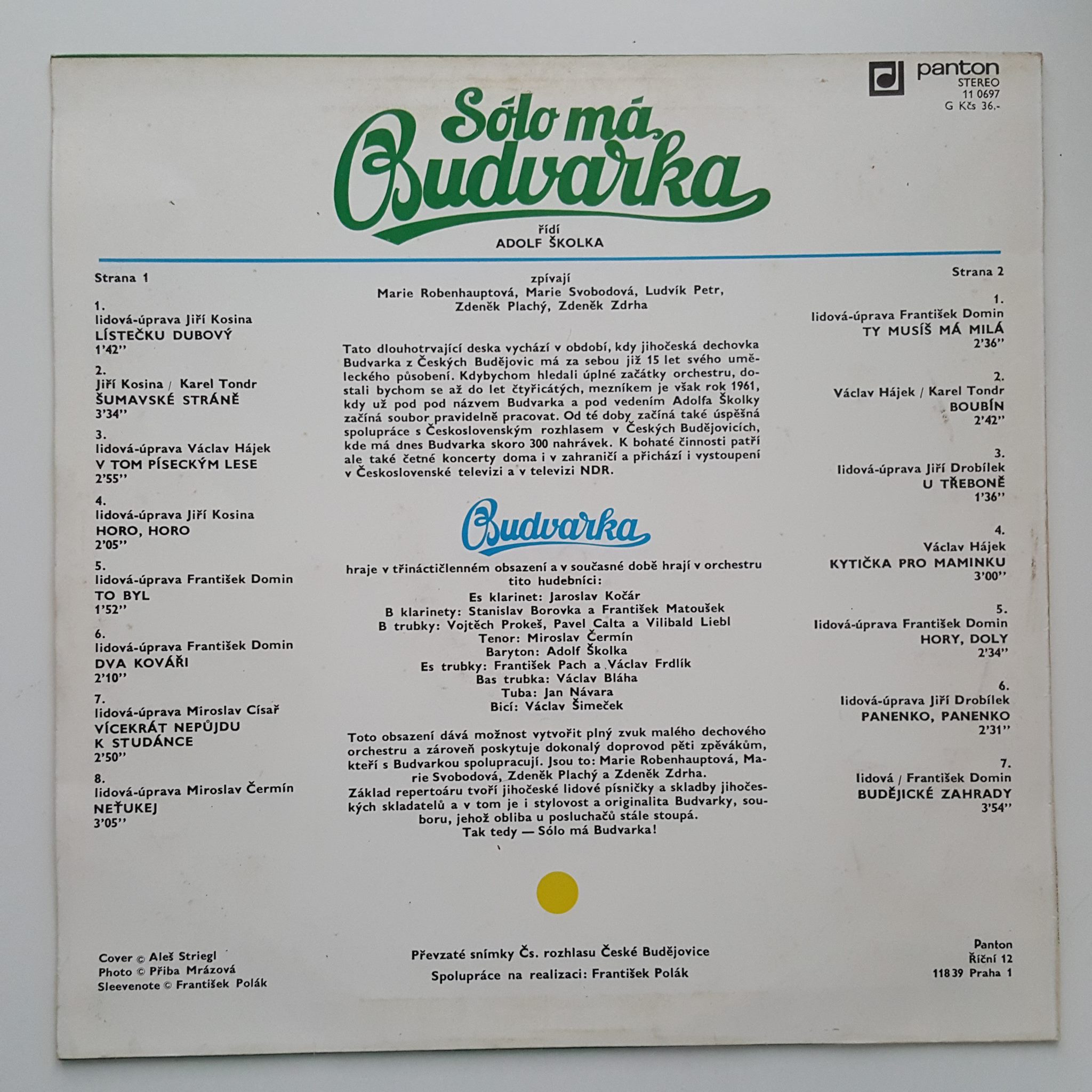 LP SÓLO MÁ BUDVARKA