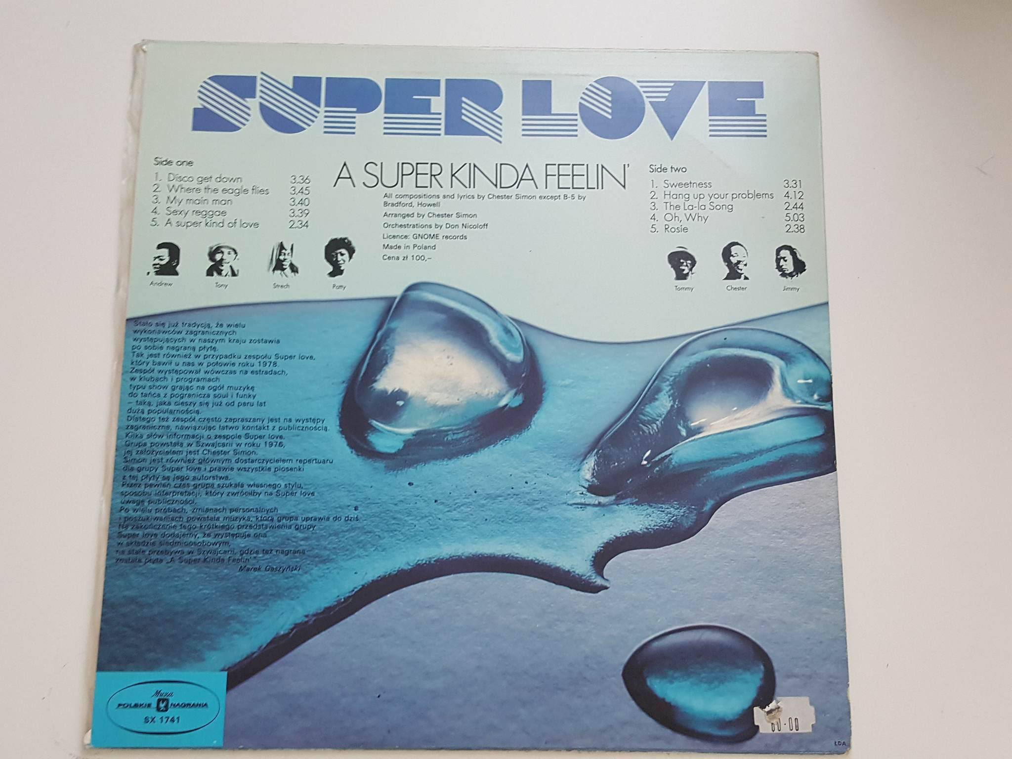 LP SUPER LOVE - A SUPER KINDA FEELIN