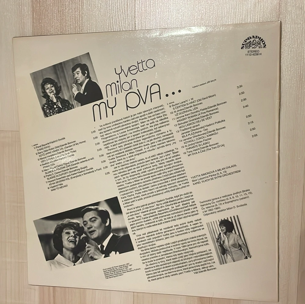 LP MY DVA A ČAS : YVETTA A MILAN