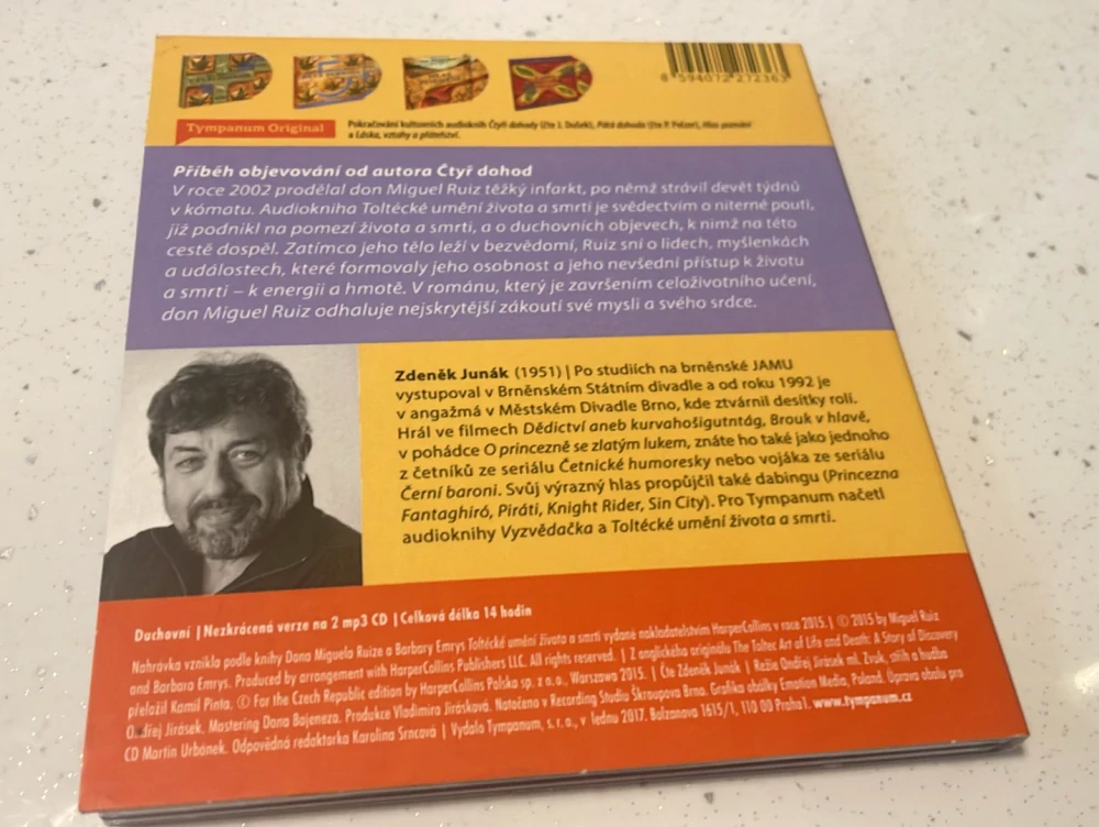 AUDIOKNIHA DON MIGUEL RUIZ : TOLTÉCKÉ UMĚNÍ ŽIVOTA A SMRTI