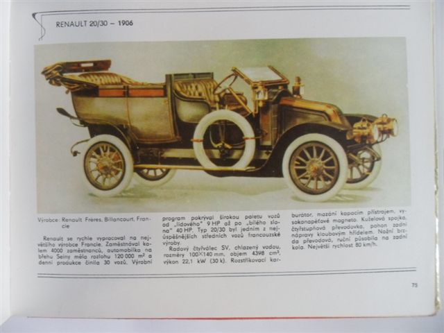 STANISLAV MINAŘÍK - AUTOMOBILY 1885/1940