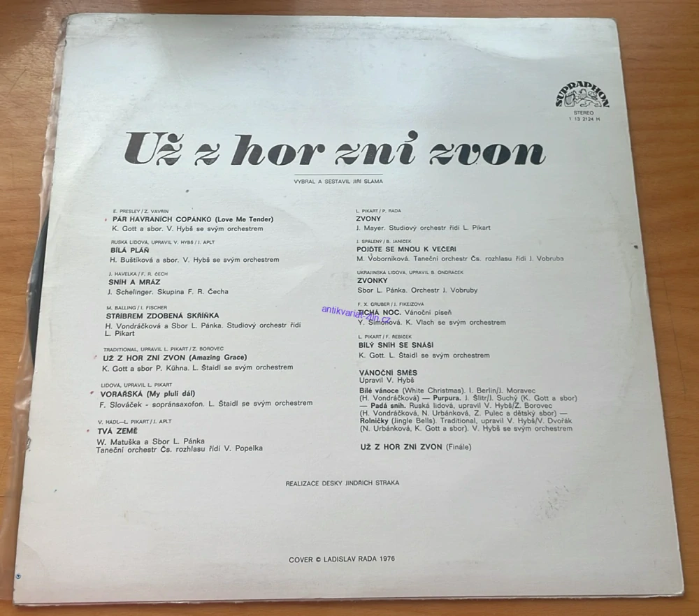 LP  - UŽ Z HOR ZNÍ ZVON 