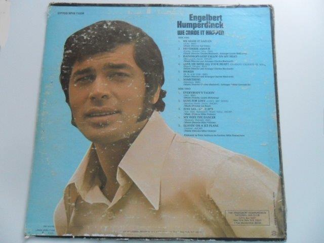 LP DESKA - ENGELBERT HUMPERDINCK WE MADE IT HAPPEN