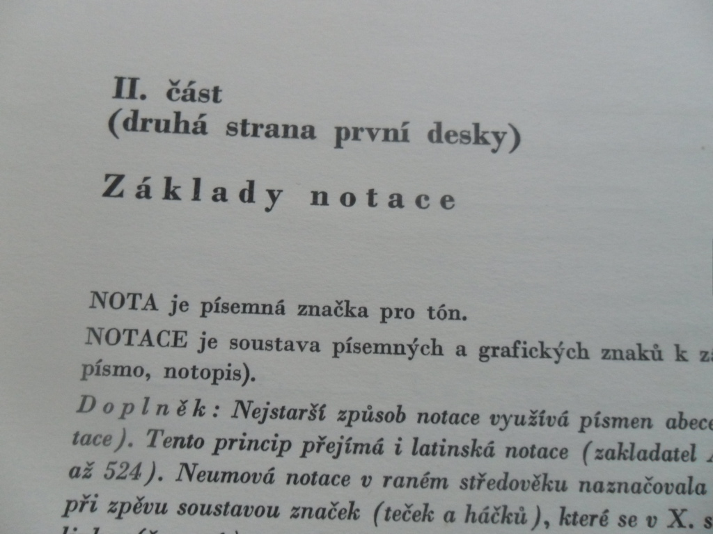 2 LP ZVUKOVÉ LEKCE Z HUDEBNÍ NAUKY