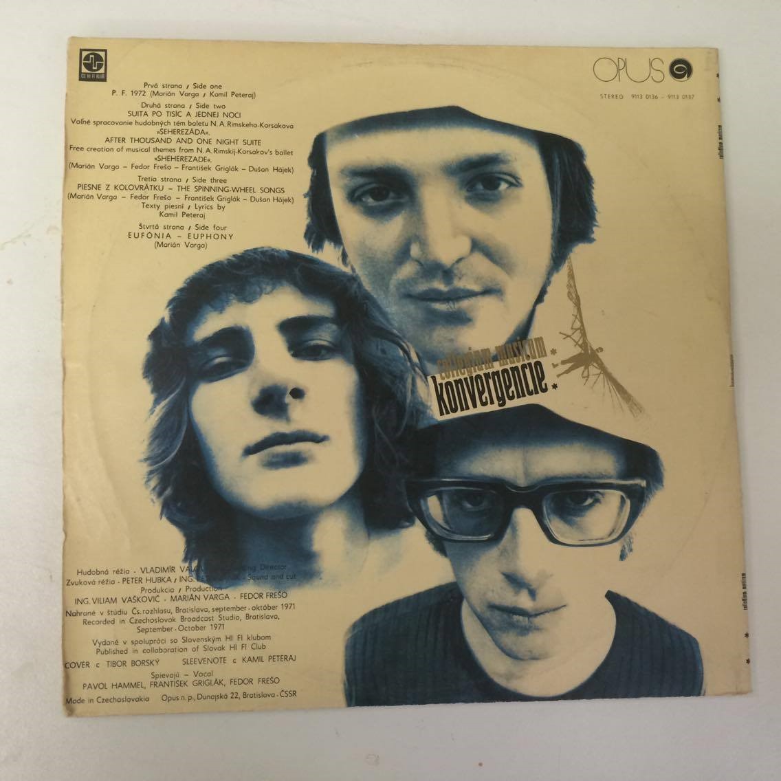 2 LP Collegium Musicum - Konvergencie