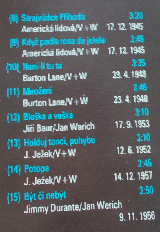 LP ZPÍVÁ JAN WERICH