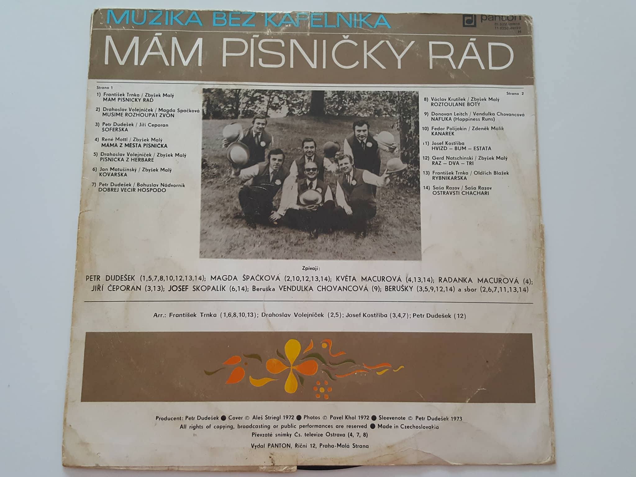 LP MÁM PÍSNIČKY RÁD