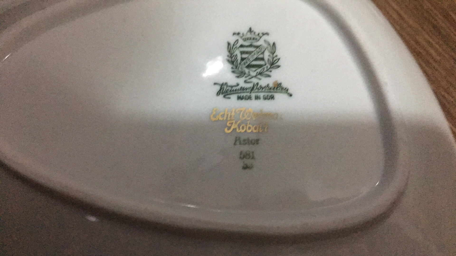 Váza - Weissbach Echt Kobalt