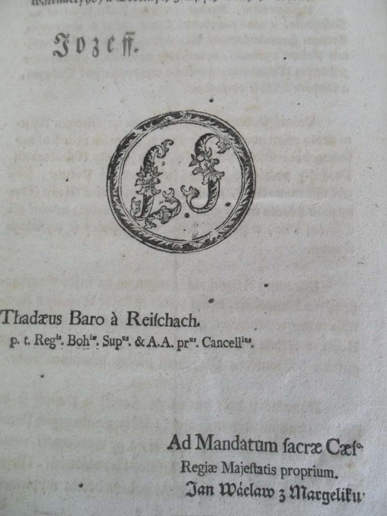 ZŘÍZENÍ PRO ZEMSKOU ČELÁTKU  ( V ČECHÁCH, MORAVĚ A SLEZKU  / JOSEF II.) 1782