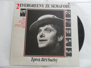LP DESKA - ZPÍVÁ JIŘÍ SUCHÝ ( 2 EVERGREENY ZE SEMAFORU)