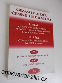 OBSAHY Z DĚL ČESKÉ LITERATURY