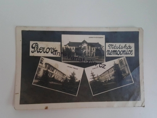 POHLEDNICE PŘEROV MĚSTSKÁ NEMOCNICE