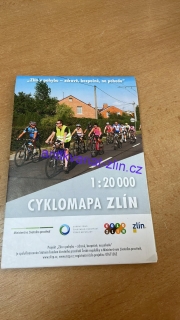 Cyklomapa Zlín 1:20 000