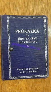 PRŮKAZKA NA JÍZDY ZA CENU ZLEVNĚNOU