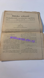 Ročník 1960 Sbírka zákonů Československé socialistické republiky