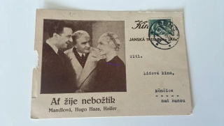 AŤ ŽIJE NEBOŽTÍK - LIDOVÉ KINO DOPISNICE