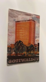 GOTTWALDOV PROPAGAČNÍ BROŽURA V RUSKÉM JAZYCE